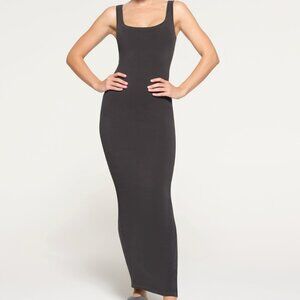 NWT Skims New Vintage Scoop Neck Long Maxi Dress - Ash Grey - Size Medium